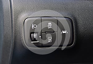 ESP board button on the car dashboard