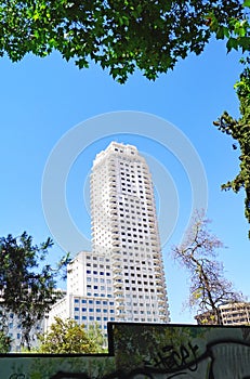 EspaÃ±a tower in Madrid photo