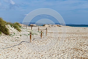 Espalmador islet make up the best preserved dune system of the Balearic Islands. It is part of the Parque Natural de las