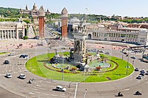 Espanya Square in Barcelona