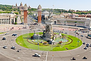 Espanya Square in Barcelona photo