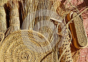 Esparto halfah grass used for crafts basketry photo