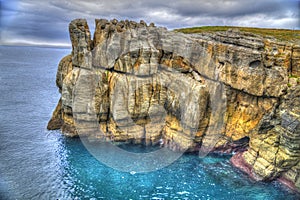 Espectacular hdr de una toma fotografica del mar photo