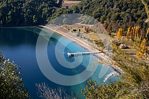 Lake Espejo Grande Neuquen, Argentina. photo