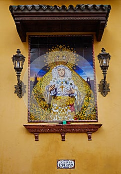 Esperanza virgin in macarena photo