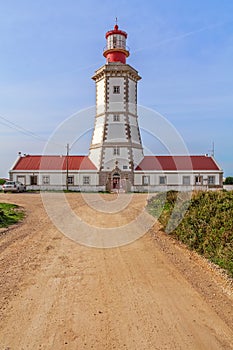 Espichel Cape lighthouse, built in the 18th century.