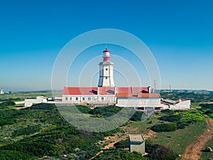 The Espichel Cape Lighthouse Sesimbra Portugal