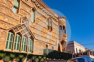 Espinal house in Colonia Guell, Barcelona, Catalonia, Spain photo