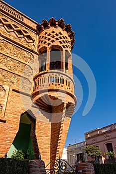 Espinal house in Colonia Guell, Barcelona, Catalonia, Spain photo
