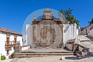 Espirito Santo Fountain in the Marvao village. photo