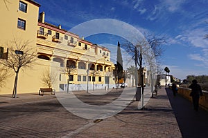 Esplanade along Guadalquivir River, Cordoba, Spain