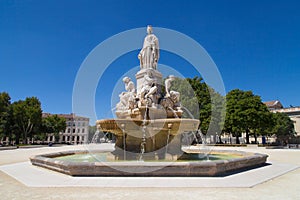 Esplanade Charles de Gaulle in Nimes