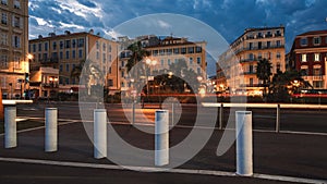 Esplanade Georges Pompidou along the boulevard Quai des Etats Unis in Nice photo