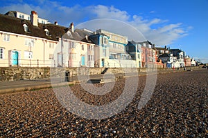 Esplanade with pebble beach