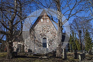 Espoo Cathedral in early spring