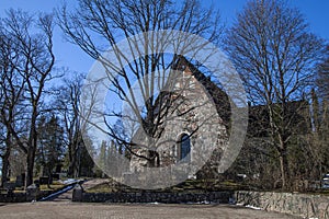 Espoo Cathedral in early spring