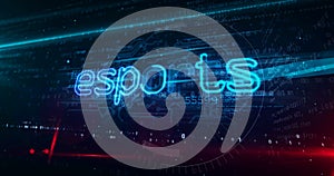 Esports abstract concept 3d illustration