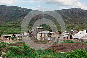 Espot village in the Pyrenees Mountains photo