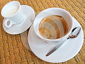 Espresso coffee photo