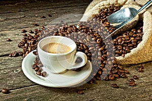 Espresso and coffee grain