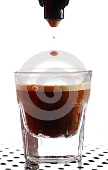 Espresso coffee shot