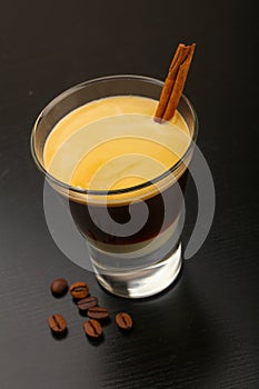 Espresso with condenced milk photo