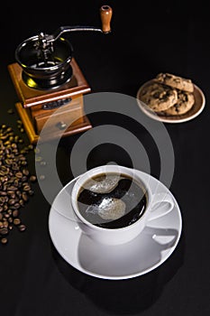 Espresso and cookies