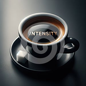 Espresso Elegance: Intensity Reflected