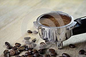 An espresso machine grouphead