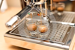 Espresso Machine with shallow DOF photo