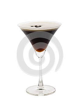 Espresso martini isolated photo