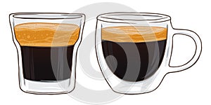 Espresso Shot Illustration