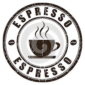 Espresso stamp