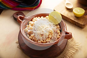 Esquites Mexican food recipe