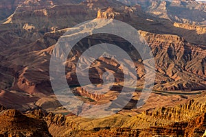 Ess in the Colorado River as it Winds Around the Canyon