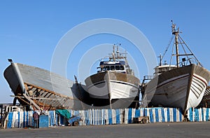 Essaouira harbour docks