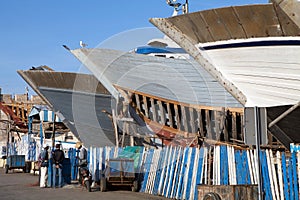 Essaouira harbour docks