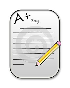 A+ Essay Report Card icon photo