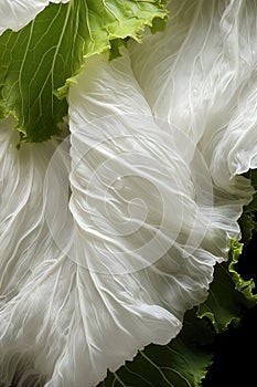 essence of abstracted nature through a close-up lens, focusing on the intricate details of leaves and petals.