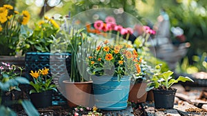 Essential Gardening Equipment for the Avid Gardener - Complete with Flowerpots