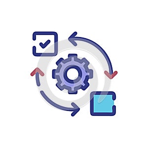 Essential Iterative Development Icon for Agile Teams photo