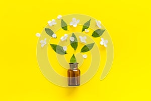 Essential jasmine oil for perfume arome or massage