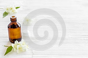 Essential jasmine oil for perfume arome or massage