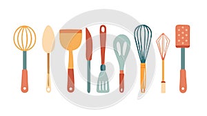 Essential Kitchen Utensils Collection, vector design Generative AI