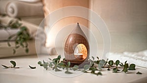 Aromatherapy diffuser with herbs