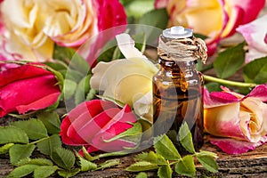 Essential oil made from roses