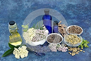 Essential Oil Preparation for Natural Tranquilizing Drugs