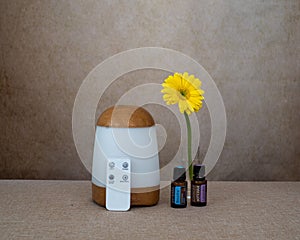 Essential oils diffuser, white