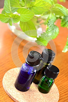 Essential oils with herbs