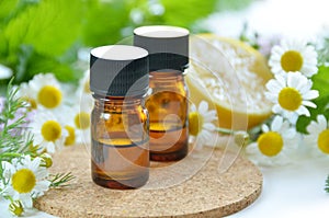 Essential oils with herbs